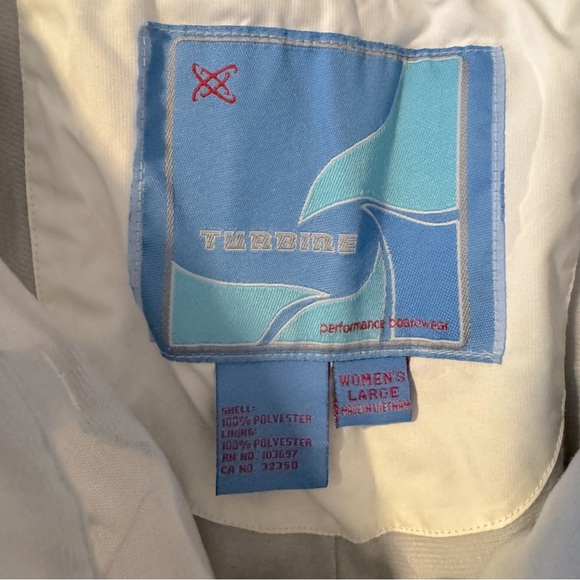 Snow Pants Womens Ski White Insulated Snowboard Snowboarding Skiing Size Large - Picture 3 of 4